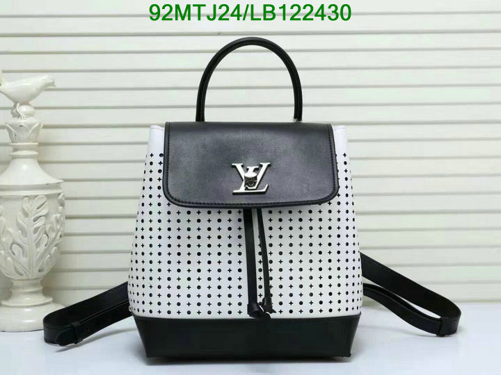 LV Bags-(4A)-Backpack-,Code: LB122430,$: 92USD