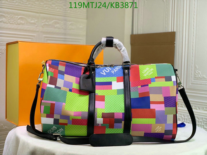 LV Bags-(4A)-Keepall BandouliRe 45-50-,Code: KB3871,$: 119USD