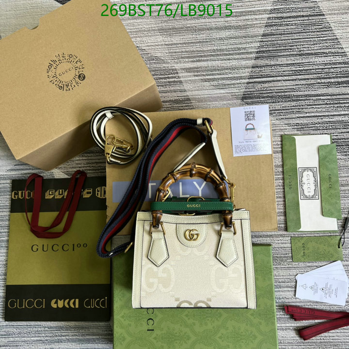 Gucci Bag-(Mirror)-Diana-Bamboo-,Code: LB9015,