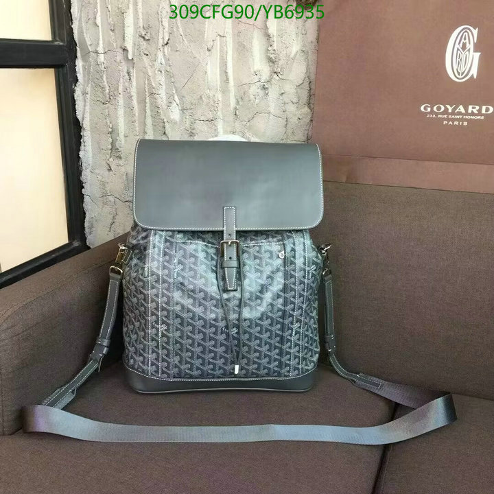 Goyard Bag-(Mirror)-Backpack-,Code: YB6935,$: 309USD