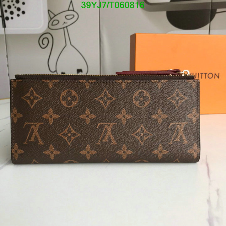 LV Bags-(4A)-Wallet-,Code: T060816,$: 39USD