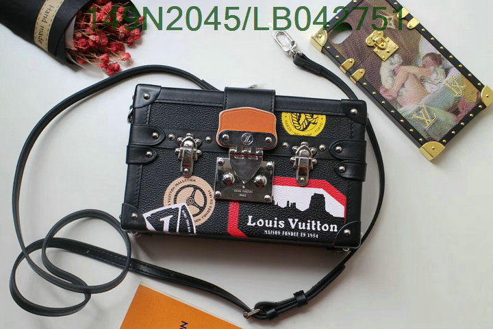 LV Bags-(Mirror)-Petite Malle-,Code:LB042751,$: 149USD
