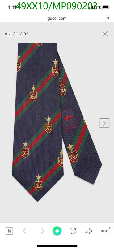 Ties-Gucci, Code:MP090203,$: 49USD