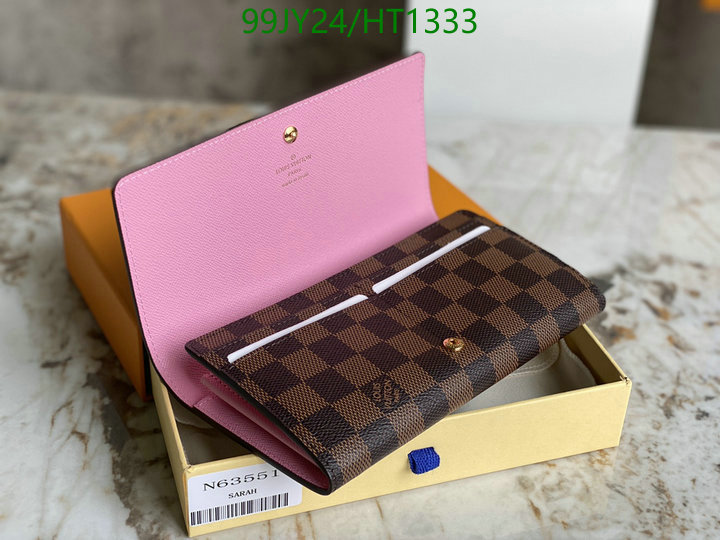 LV Bags-(Mirror)-Wallet-,Code: HT1333,$: 99USD