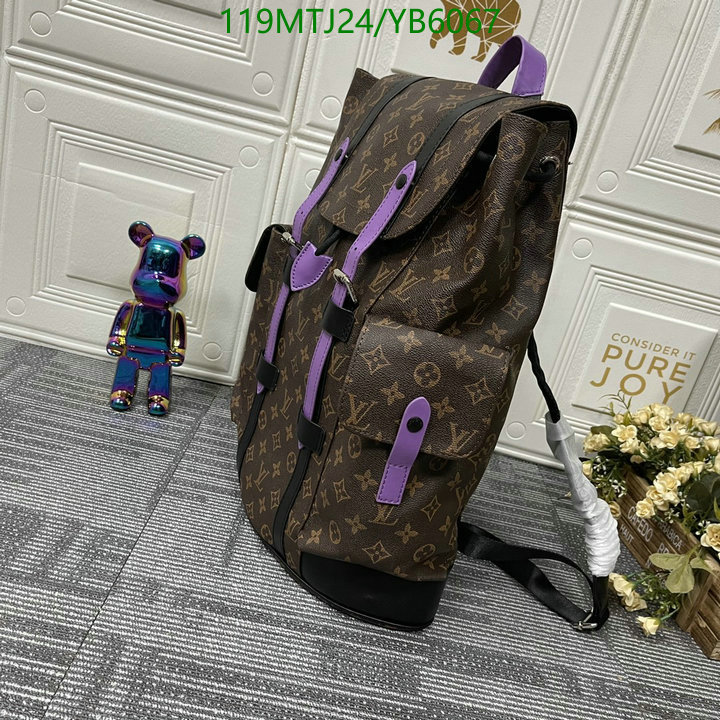 LV Bags-(4A)-Backpack-,Code: YB6067,$: 119USD