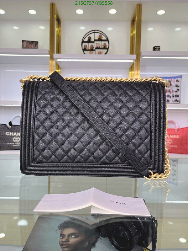 Chanel Bags -(Mirror)-Le Boy,Code: YB5558,$: 215USD