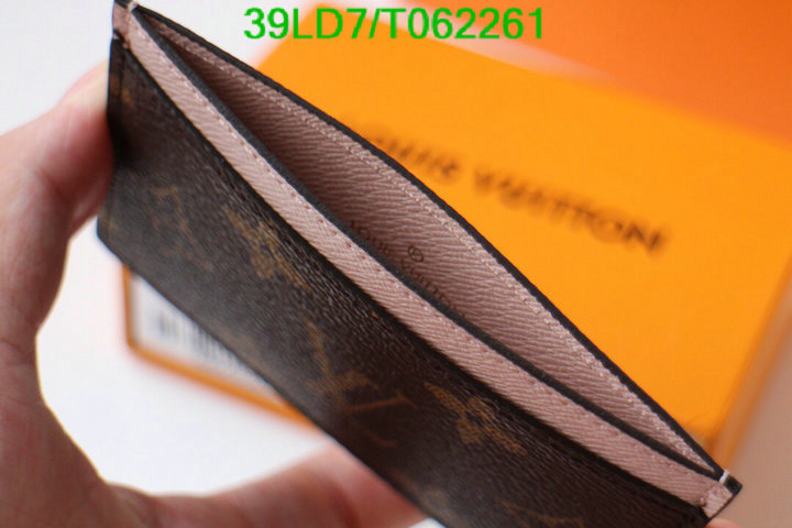 LV Bags-(Mirror)-Wallet-,Code: T062261,$: 39USD