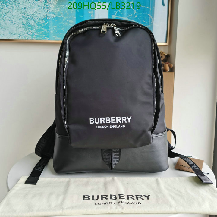 Burberry Bag-(Mirror)-Backpack-,Code: LB3219,$: 209USD
