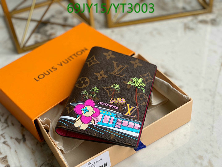 LV Bags-(Mirror)-Wallet-,Code: YT3003,$: 69USD