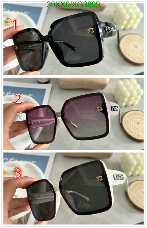 Glasses-Chanel, Code: XG3899,$: 39USD