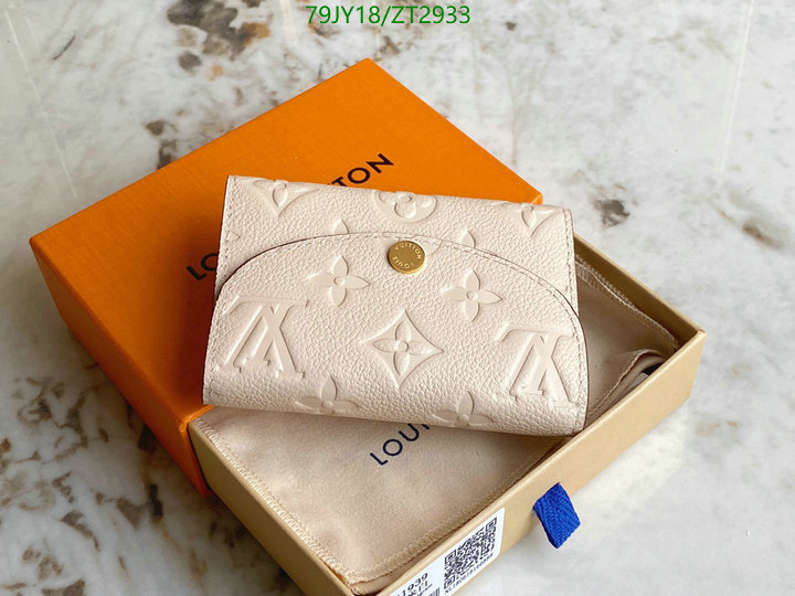 LV Bags-(Mirror)-Wallet-,Code: ZT2933,$: 79USD