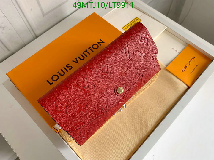 LV Bags-(4A)-Wallet-,Code: LT9911,$: 49USD