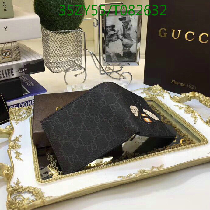 Gucci Bag-(4A)-Wallet-,Code: T082632,$:35USD