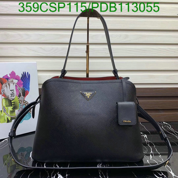 Prada Bag-(Mirror)-Handbag-,Code: PDB113055,$: 359USD