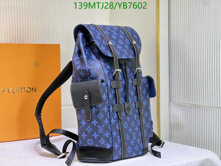 LV Bags-(4A)-Backpack-,Code: YB7602,$: 139USD