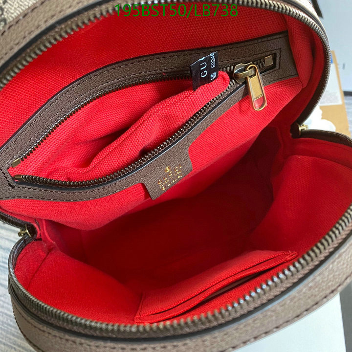 Gucci Bag-(Mirror)-Backpack-,Code: LB738,$: 195USD