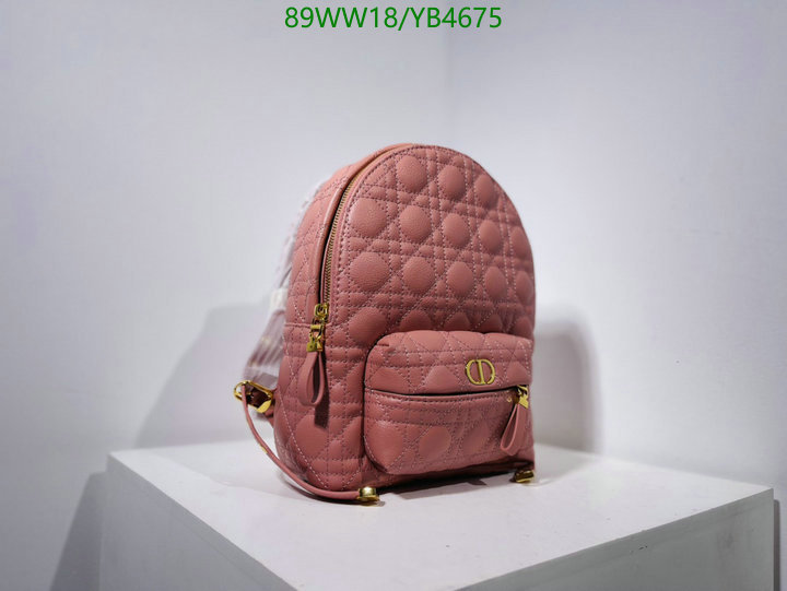 Dior Bags-(4A)-Backpack,Code: YB4675,$: 89USD