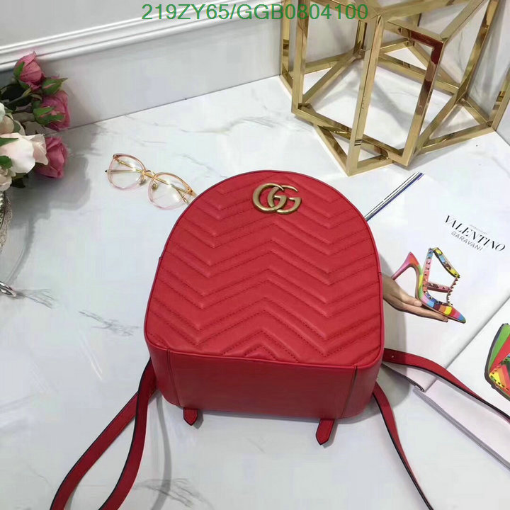 Gucci Bag-(Mirror)-Backpack-,Code: GGB0804100,$:219USD