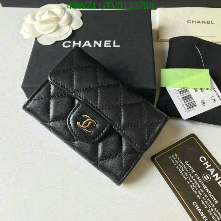 Chanel Bags ( 4A )-Wallet-,Code: TV0130784,$: 49USD