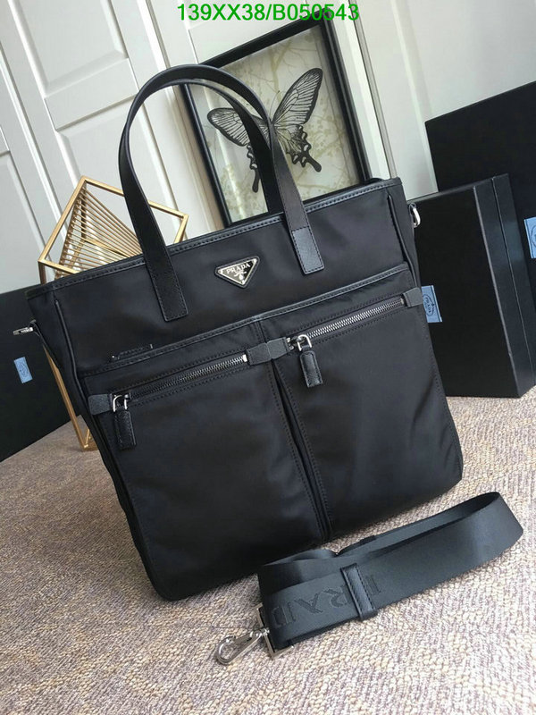 Prada Bag-(Mirror)-Handbag-,Code: B050543,$: 139USD