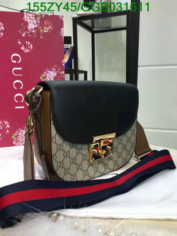 Gucci Bag-(Mirror)-Padlock,Code: GGB031611,$: 155USD