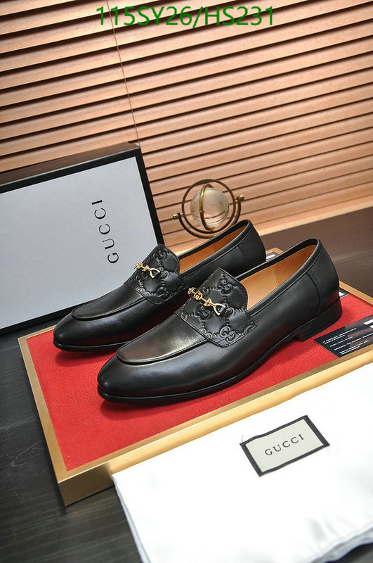 Men shoes-Gucci, Code: HS231,$: 115USD