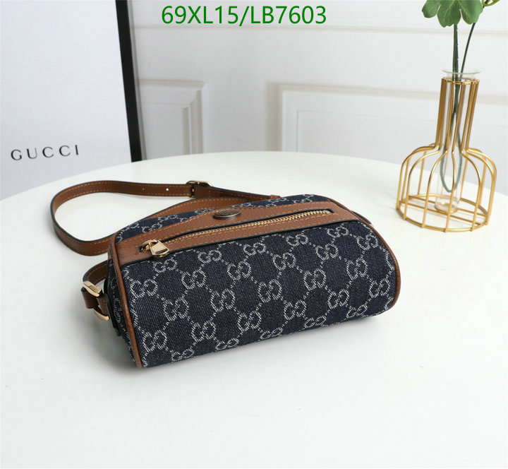 Gucci Bag-(4A)-Diagonal-,Code: LB7603,$: 69USD