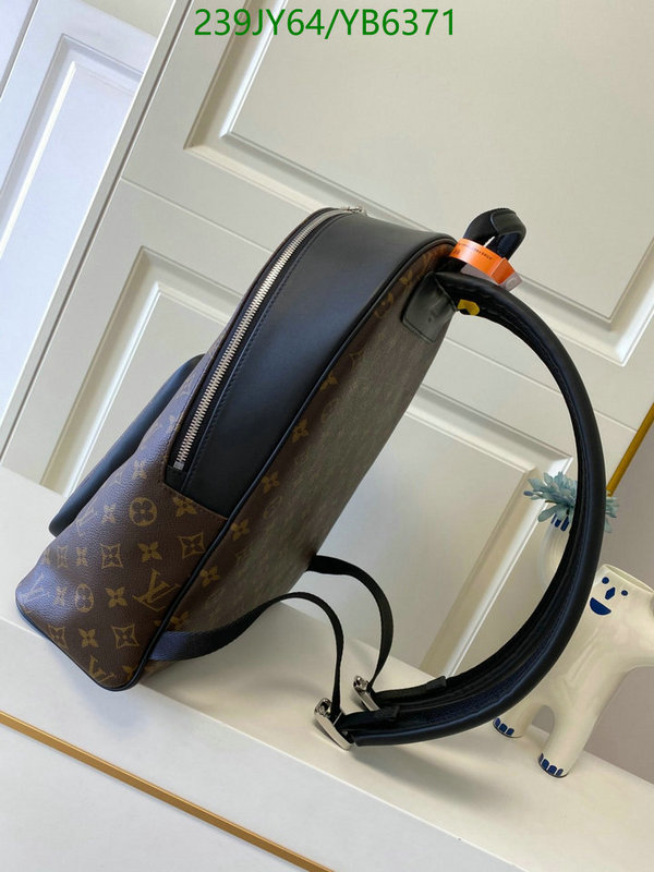 LV Bags-(Mirror)-Backpack-,Code: YB6371,$: 239USD