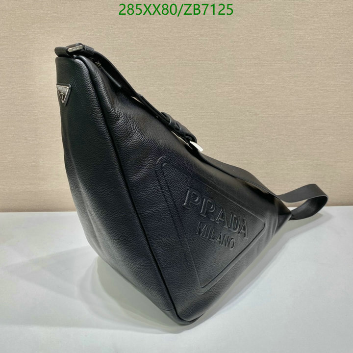 Prada Bag-(Mirror)-Triangle,Code: ZB7125,$: 285USD