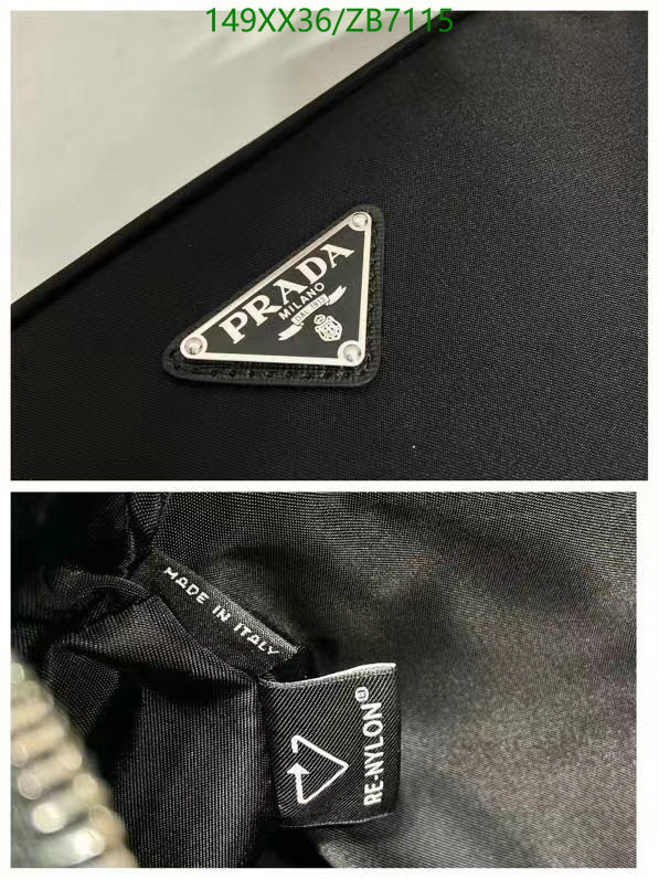 Prada Bag-(Mirror)-Diagonal-,Code: ZB7115,$: 149USD