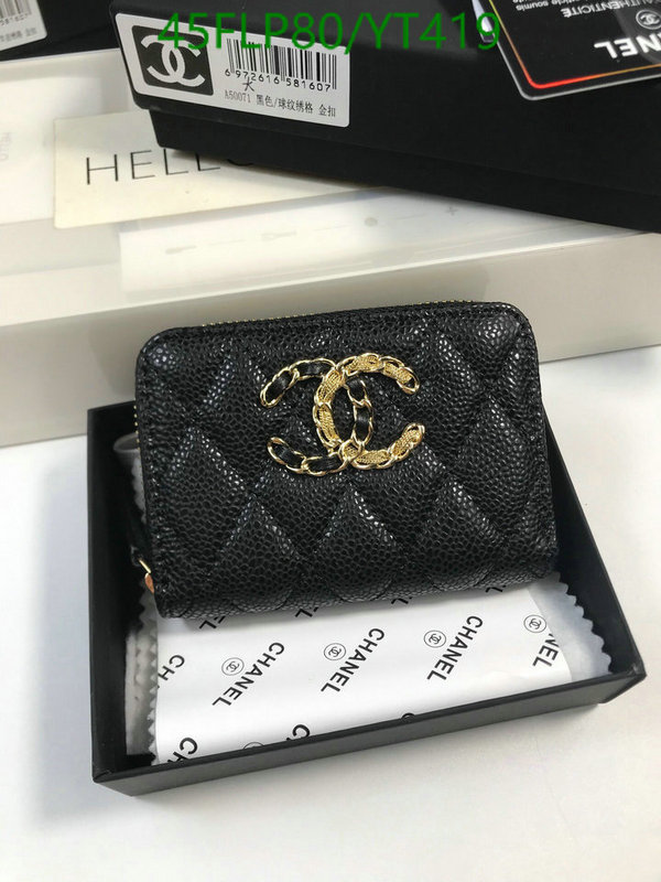 Chanel Bags ( 4A )-Wallet-,Code: YT419,$: 45USD