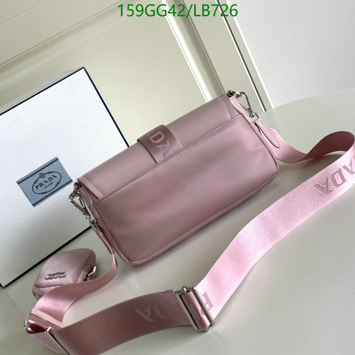 Prada Bag-(Mirror)-Diagonal-,Code: LB726,$: 159USD