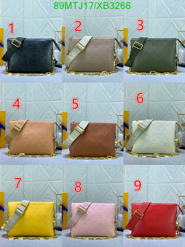 LV Bags-(4A)-Pochette MTis Bag-Twist-,Code: XB3266,$: 89USD