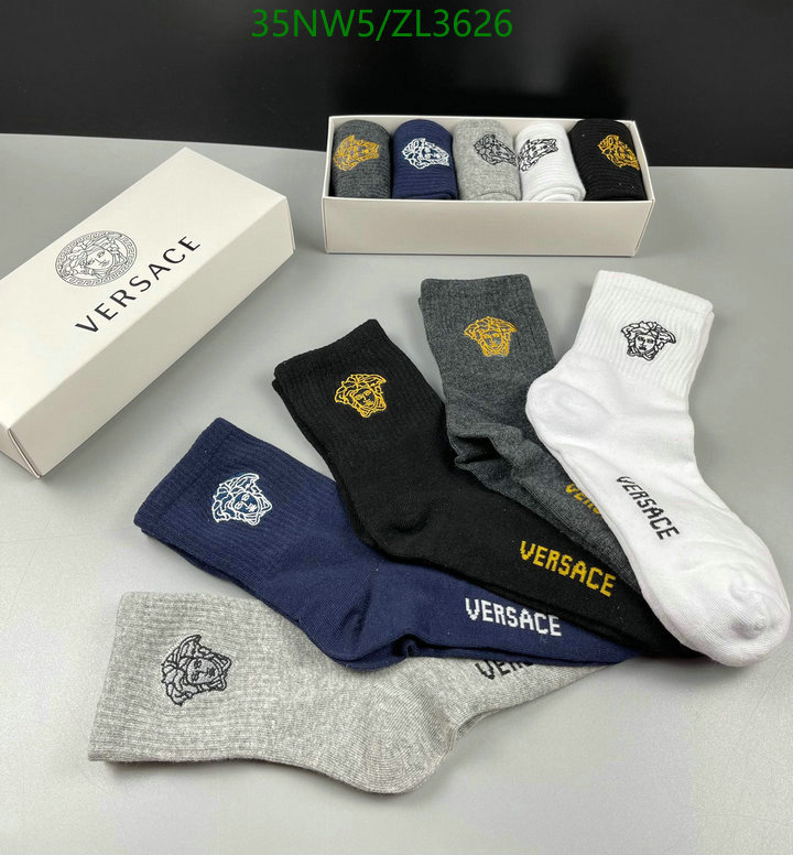 Sock-Versace, Code: ZL3626,$: 35USD