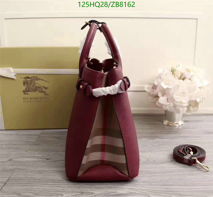 Burberry Bag-(4A)-Handbag-,Code: ZB8162,$: 125USD