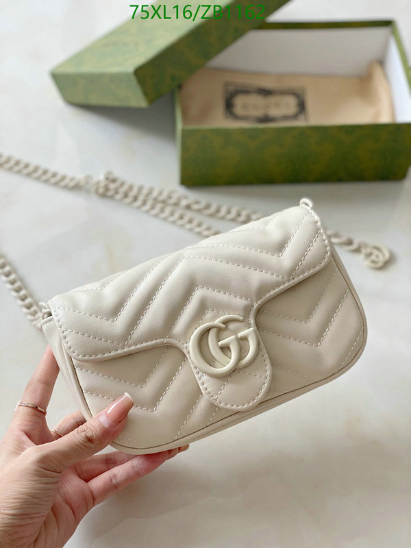 Gucci Bag-(4A)-Marmont,Code: ZB1162,$: 75USD