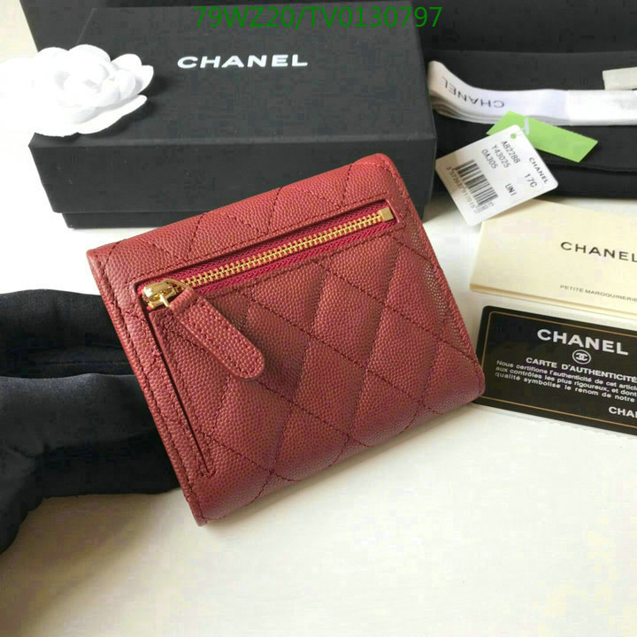 Chanel Bags ( 4A )-Wallet-,Code: TV0130797,$: 79USD