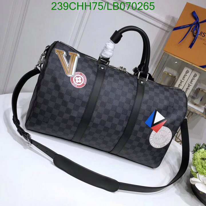 LV Bags-(Mirror)-Keepall BandouliRe 45-50-,Code: LB070265,$: 239USD