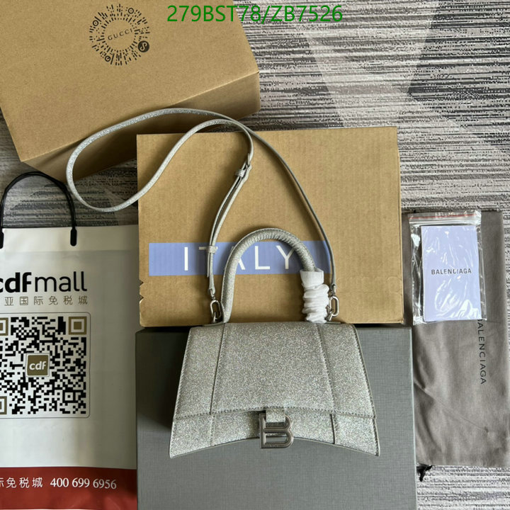Balenciaga Bag-(Mirror)-Hourglass-,Code: ZB7526,$: 279USD
