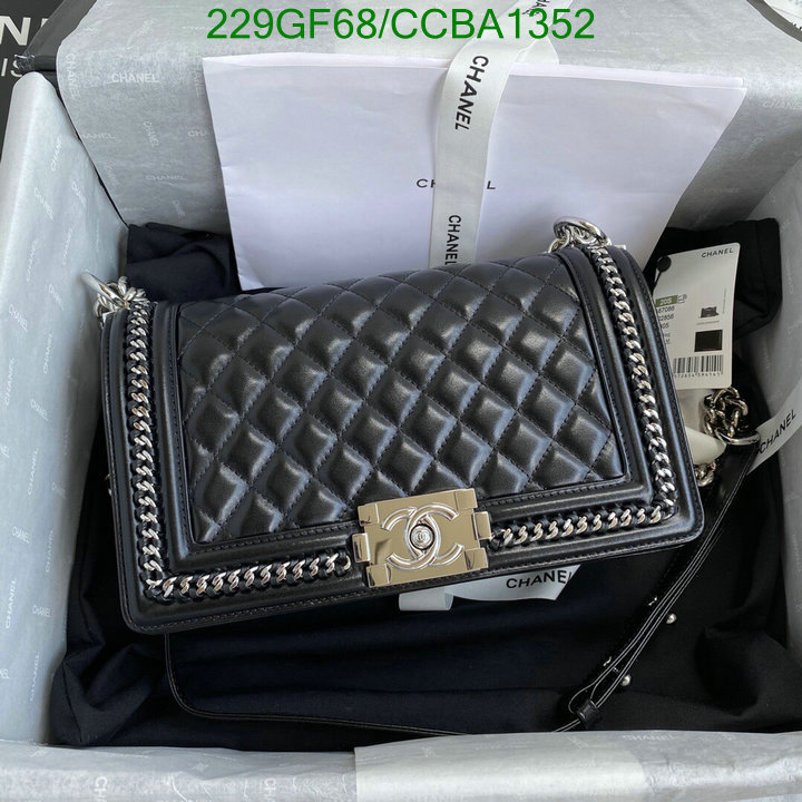 Chanel Bags -(Mirror)-Le Boy,Code: CCBA1352,$: 229USD