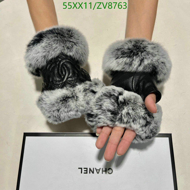 Gloves-Chanel, Code: ZV8763,$: 55USD