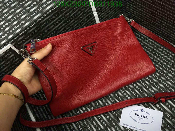 Prada Bag-(Mirror)-Handbag-,Code: PDB011938,$:129USD