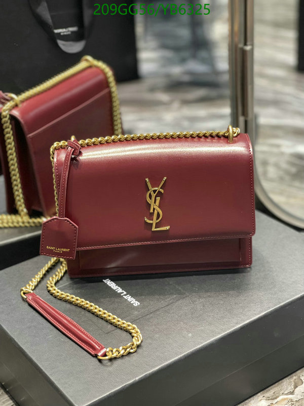 YSL Bag-(Mirror)-Kate-Solferino-Sunset-Jamie,Code: YB6325,$: 209USD