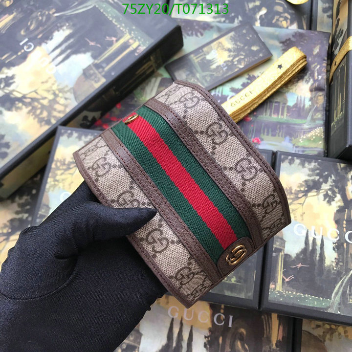 Gucci Bag-(Mirror)-Wallet-,Code: T071313,$: 75USD