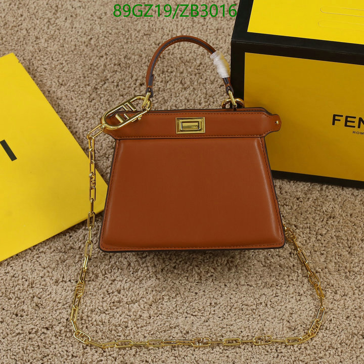 Fendi Bag-(4A)-Diagonal-,Code: ZB3016,$: 89USD