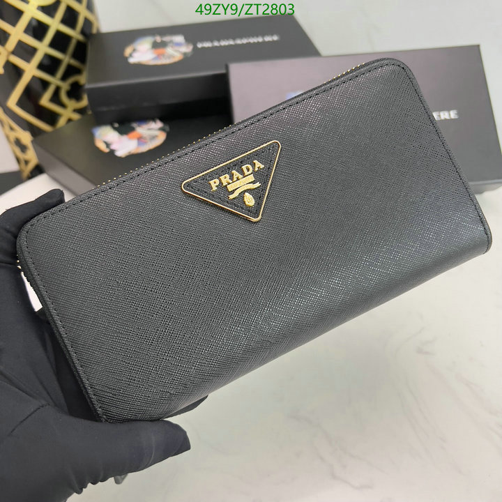 Prada Bag-(4A)-Wallet-,Code: ZT2803,$: 49USD