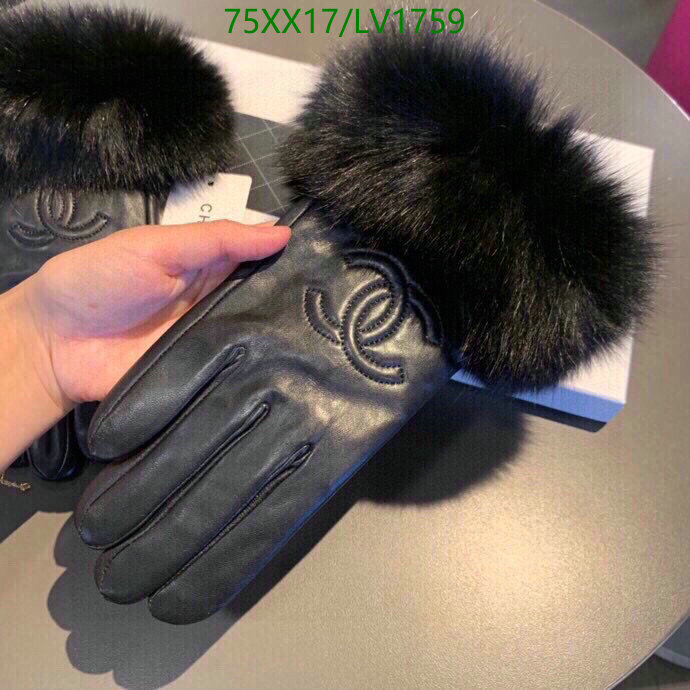 Gloves-Chanel, Code: LV1759,$: 75USD