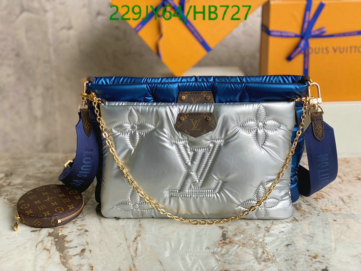 LV Bags-(Mirror)-New Wave Multi-Pochette-,Code: HB727,$: 229USD