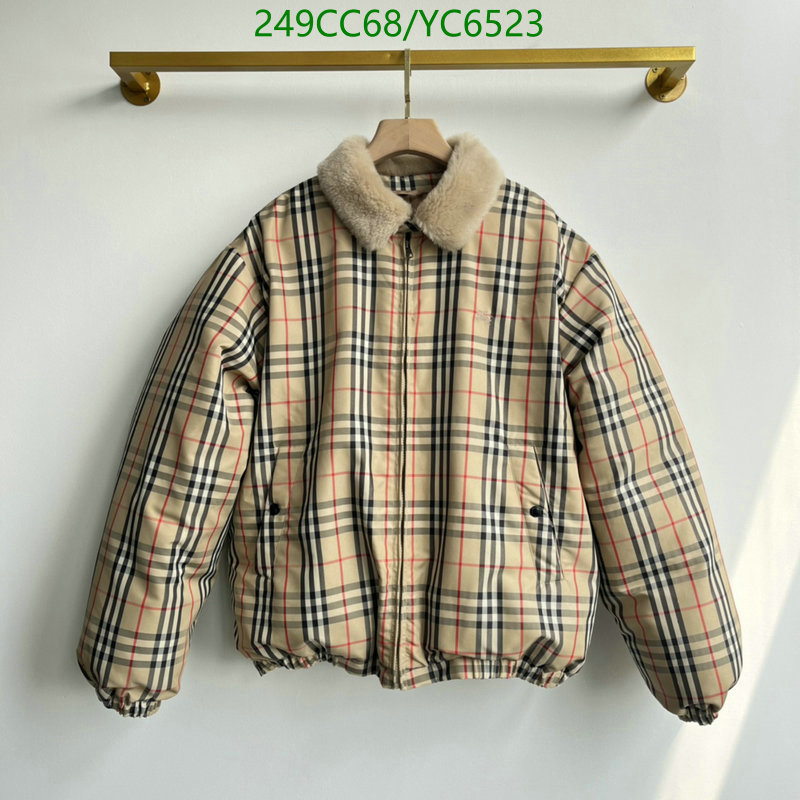 Down jacket Men-Burberry, Code: YC6523,$: 249USD