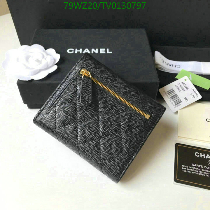 Chanel Bags ( 4A )-Wallet-,Code: TV0130797,$: 79USD